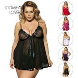 Comeonlover Sexy Clothes Erotic Underwear Women Baby doll Sexy Lingerie Hot Transparent Plus Size 6XL Lace Lingerie Sleepwear