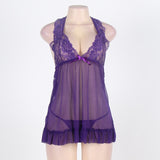 Comeonlover Sexy Clothes Erotic Underwear Women Baby doll Sexy Lingerie Hot Transparent Plus Size 6XL Lace Lingerie Sleepwear