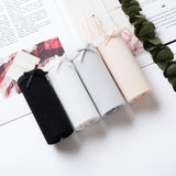 4pcs/lot Sexy Panties Women Cotton Breathable Underwear Briefs for Female Bow Seamless Low Waist Lingerie Pants Solid color