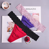 8color Gift full beautiful lace Women's Sexy lingerie Thongs G-string Underwear Panties Briefs Ladies T-back  1pcs/Lot xah11
