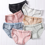 Cotton panties for women Breathable Antibacterial ladies briefs sexy lingerie girl underwear female underpants solid color panty