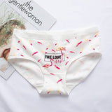 1pc Women Panties Cotton Startfishi Print Letters Underwear Girl Casual Briefs Sexy Lingerie Female Underpants Ladies Panty
