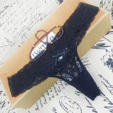 L XL XXL XXXL adjusted Sexy cozy  Lace Briefs g thongs Underwear Lingerie for women 1pcs zx1041