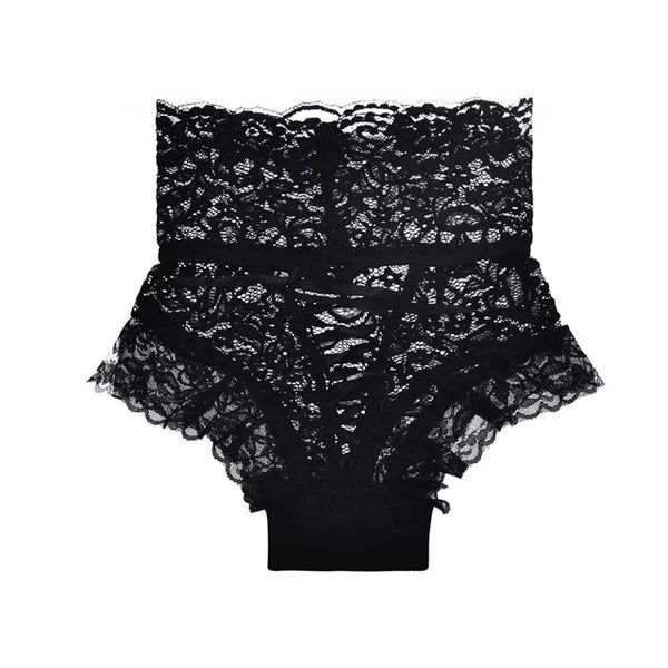 Sexy Lace Underwear Women Fashion High-Rise Ladies Thongs and G Strings Straps Hollow G-String Panties Imitation Lingerie