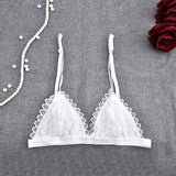 Arherigele Sexy Woman Bra Floral Lace Bra Wire Free Bralette Lingerie Female Seamless Unpadded Transparent Brassiere Intimates