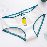 Summer women's panties cotton briefs mango print girls underwear ladies autumn winter panty female sex lingerie underpants 2018