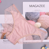 Sexy pant gauze underwear lace perspective women Sexy lingerie women lace pants exposed female G-string 1pcs ah74