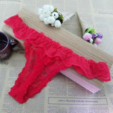 Sexy pant gauze underwear lace perspective women Sexy lingerie women lace pants exposed female G-string 1pcs ah74