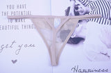 Sexy pant gauze underwear lace perspective women Sexy lingerie women lace pants exposed female G-string 1pcs ah74