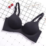 Sexy Deep U Cup Bras For Women Push Up Lingerie Seamless Bra Wire Free Bralette Backless Plunge Intimates Female Underwear