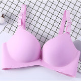 Sexy Deep U Cup Bras For Women Push Up Lingerie Seamless Bra Wire Free Bralette Backless Plunge Intimates Female Underwear