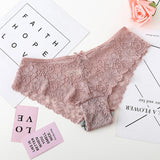 Sexy Lace Panties Women Underwear Hollowed-out Breathable low-Rise Cotton Briefs For Women Lingerie 2018 New Hot