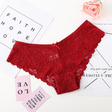 Sexy Lace Panties Women Underwear Hollowed-out Breathable low-Rise Cotton Briefs For Women Lingerie 2018 New Hot