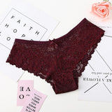 Sexy Lace Panties Women Underwear Hollowed-out Breathable low-Rise Cotton Briefs For Women Lingerie 2018 New Hot