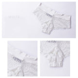 DULASI Sexy Lace Transparent Thong Panties Low Waist Cotton Crtoch Briefs Underwear Women Soft and Breathable G-String Lingerie
