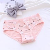 Panties for women cotton Flamingo pattern print cute underwear gril briefs cartoon lingerie woman underpants female panty 2018