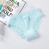 Sexy Lace Panties Women's Cotton Underwear Seamless Cute Bow Girls Briefs Soft Comfort Lingerie Fashion Female Sexy Underpants