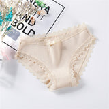 Sexy Lace Panties Women's Cotton Underwear Seamless Cute Bow Girls Briefs Soft Comfort Lingerie Fashion Female Sexy Underpants