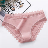 Sexy Lace Panties Women's Cotton Underwear Seamless Cute Bow Girls Briefs Soft Comfort Lingerie Fashion Female Sexy Underpants