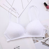 Perfering Black Bra Wire Free Push Up Sexy Women Bras Lace Bralette Lingerie Small Breast Adjusts  A B C Bra Female Underwear