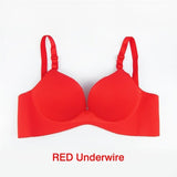 Sexy Deep U Cup Bras For Women Push Up Lingerie Seamless Bra  Bralette Backless Plunge Intimates Female Underwear 2019