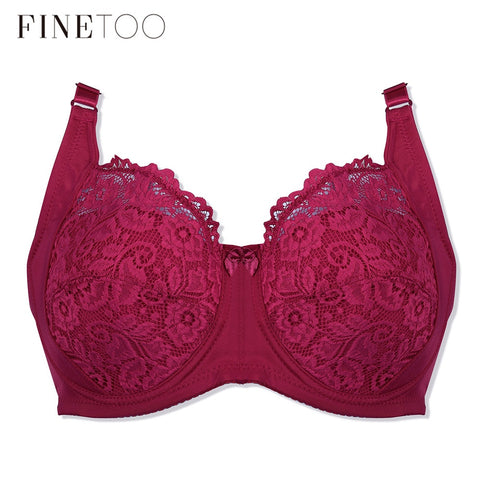 Plus Size Bra D E Cup Sexy Lace Bras For Women Large Size Push Up Bralette Fashion Lingerie Ultrathin Brassiere Underwear 2019