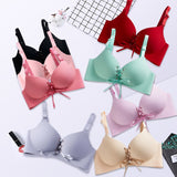Seamless Sexy Bras For Women Fashion Push Up Bra Wire Free Lingerie 3/4 Cup Bralette Cotton Underwear Brassiere Dropshipping