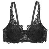 Ultrathin Bra B C Cup Lace Bras For Women Plus Size Bra 42 44 Sexy Lingerie Female Underwear Fashion Ladies Big Size Brassiere