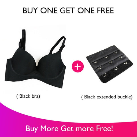 Sexy Deep U Cup Bras  Push Up Seamless Bra Wire Free Backless