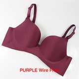 Sexy Deep U Cup Bras  Push Up Seamless Bra Wire Free Backless