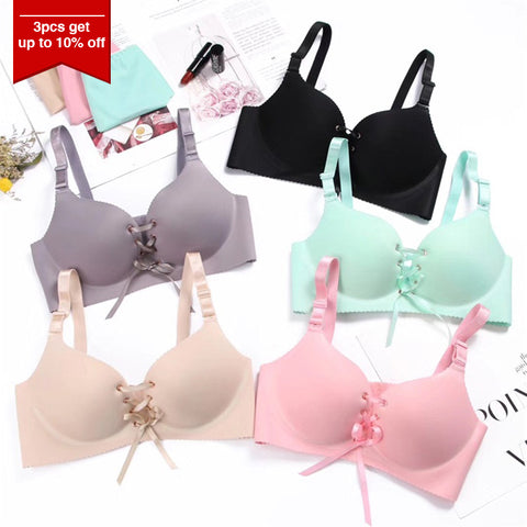 Sexy Bras For Women Push Up Bra Wire Free Lingerie Bandage Seamless Bralette 3/4 Cup Cotton Fashion Underwear Dropshipping #D