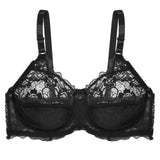 Ultrathin Bra B C Cup Lace Bras For Women Plus Size Bra 42 44 Sexy Lingerie Female Underwear Fashion Ladies Big Size Brassiere